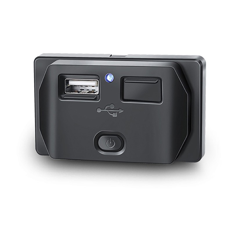 Car USB Socket with Cap, Dual Port Quick USB Charge