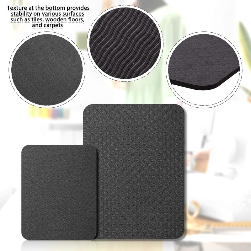 Drydiet 2 Pcs Sewing Machine Muffling Mat Pedal Mat Sewing