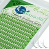 Dermastil 3D Premade Handmade Volume Eyelashes, Ready-to-Use Fan without Knots,