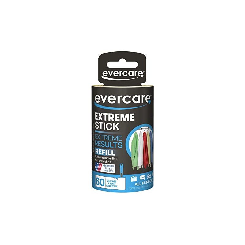 Evercare Lint Roller Refill Picks Up Lint, Dust, Dandruff 60