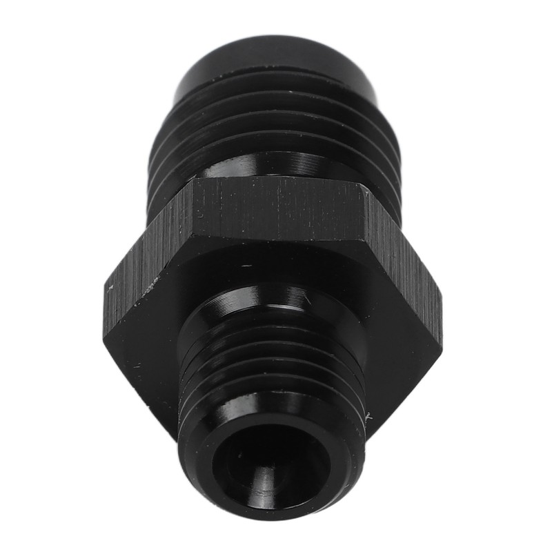 1 Pair AN4 to M8 Oil Cooler Fitting Adapter Black
