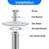 11 PCS Rotary Drill Saw Blades: 6 PCS Mini Circular