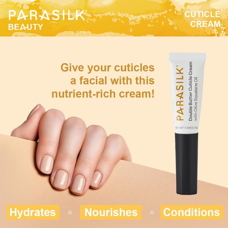 Parasilk Beauty Double Butter Cuticle Cream. Superior Antioxidant Oils &