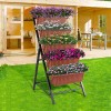 SEJOV Vertical Raised Garden Bed Stand Elevated Vegetables w/5 Container