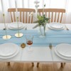 Aoksunova Table Runner, Blue Chiffon Table Runner, Tulle, 300 x