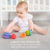 Ubbi Baby Teether Totter, Multi-Textured Food-Grade Silicone, 6 Piece Set,