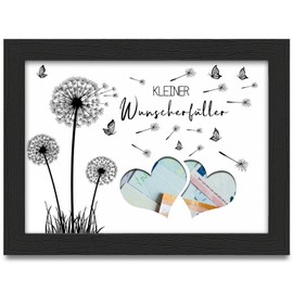 Wish Fulfiller Money Gift Picture Frame, Dandelion Money Gifts Packaging, Lucky Gift for Wedding, Travel, Birthday, Youth Confirmation, Communion, Ideas Gifts for Women and Men