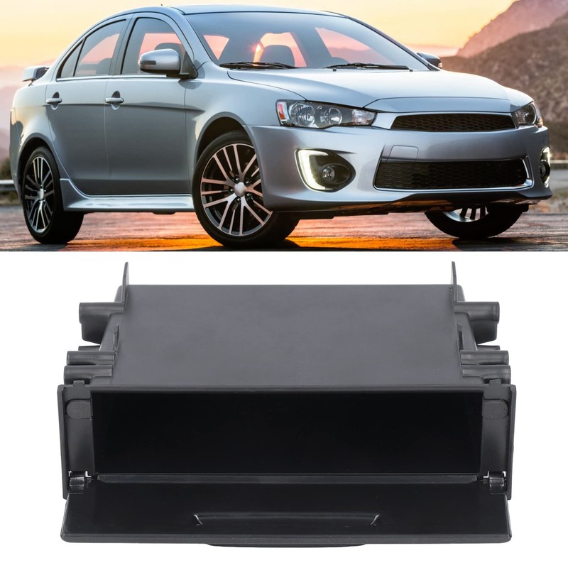 Car Radio Pocket, 1DIN Practical ABS Auto Stereo Storage Box
