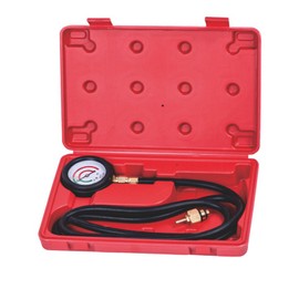Compression Tester Kit with Spark Plug Tester, Exhaust Pressure Tester, Standard Compression Tester, M12 M18 Adapter Exhaust Back Pressure Tester, Car Compression Tester (A)