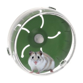 IRRVIN Hamster, Spinner, Silent Wheel, Hamster, Toy, Stable, Quiet, Safe, Small Animal Wheel, Mounted in Cage, Easy Playground, Exercise, Stress Relief, Cage Accessory, Hamster, Golden Hamster