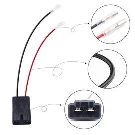 OXCANO Fuel Pump Connector Wiring Harness Pigtail Plug Compatible with Walbro F90000262 400LPH Fuel Pump Harness Connector Plug Replacement
