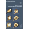 AQUAX Stainless Steel kitchenware seven Pieces Set (White Gold).Cooking Utensils