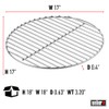 Weber Weber 7441 Replacement Charcoal Grates, 17" grate for 22