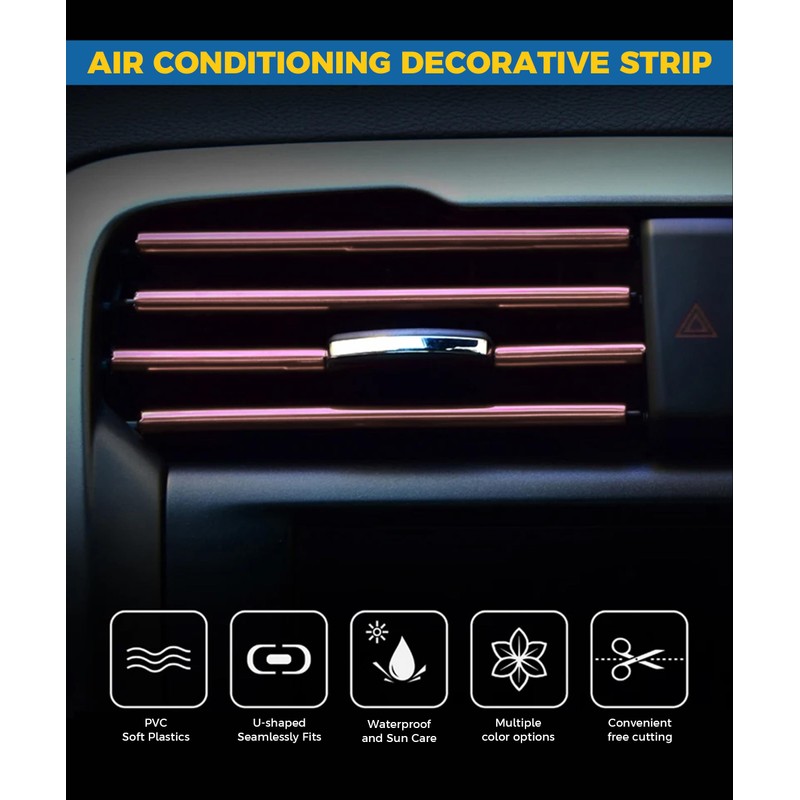 Flaconi 20 pieces car air vent decoration, car accessories decoration,