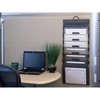 Smead Cascading Wall Organizer, 6 Pockets, Letter Size, Gray/Neutral (92061)