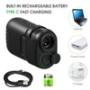 800M/1000M/1200M Golf Rangefinder 6X Magnification USB Charging Range Finder with
