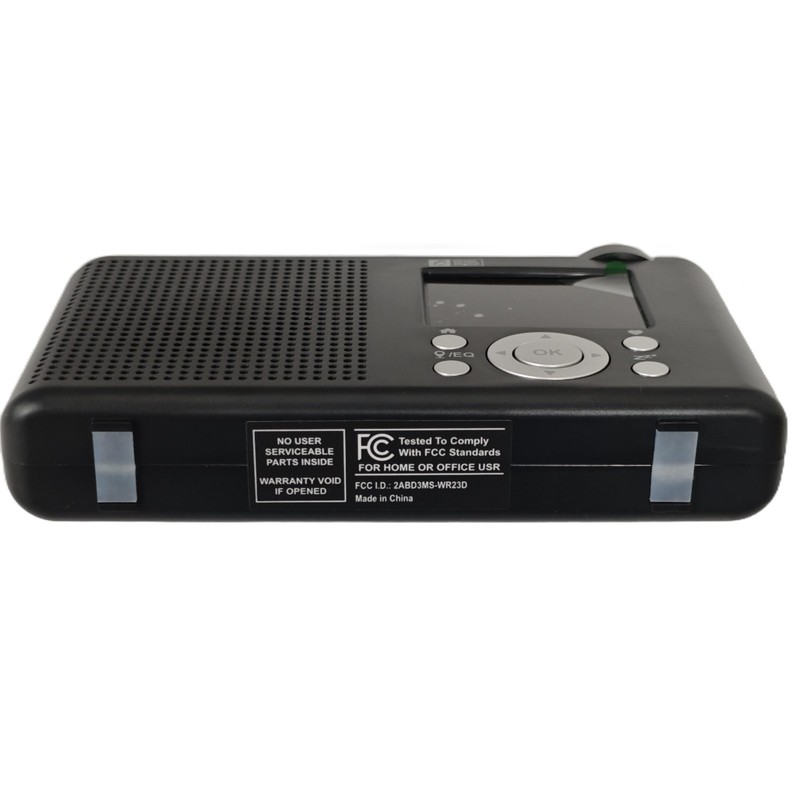 Ocean Digital WR-23F Portable FM Internet Radio 2.4” Color LCD