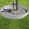 blizz-z Terraflex Tree Edging Round Aluminium Height: 10 cm, Diameter