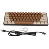 61 Keys Mechanical Keyboard Color Mixing Quick Response Wired Keyboard