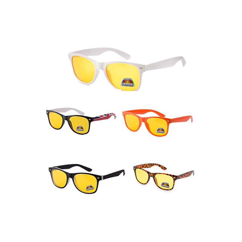 morefaz Unixex Night Driving Glasses for Driving Polarised Night Glasses