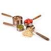 Smithcraft Copper Measuring Cups & Spoons Set 8, Stainless Steel