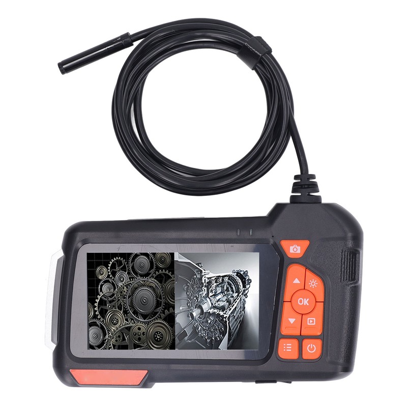 4.5in Industrial Endoscope Digital Display Waterproof Photo Record 1080P 8mm