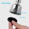 iFealClear Sink Faucet Aerator with Metal Ball Joint, 360° Swivel
