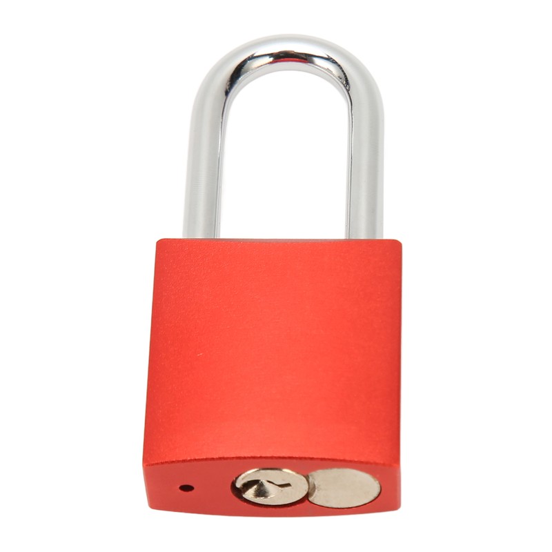 Safety Padlock Industrial Aluminum Steel Lock Beam Anodized Isolation Lockout
