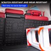 Xipoo Fit 2010-2023 Toyota 4Runner 5 Seater Trunk Mats Backrest