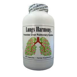 NaturalyPure Lung Harmony - Serious Support for Clear Breathing. Lung Decongestant and Detox to Clear Lung Airways. for Smokers and Non Smokers. 180 Maximum Strength Tablets.