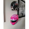 F1 1/2 Scale helmet wall hanger.  3d printed from PLA+,
