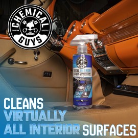 Chemical Guys Total Interior Cleaner & Protectant – Chemical Guys Interior Cleaner, Cleans & Protects Leather, Vinyl, Plastic, Rubber, Glass with a Streak-Free Finish — 16 Fl Oz (Pack of 2)