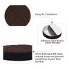 uxcell 24pcs Furniture Pads Round 1 3/4" Self-stick Non-slip Anti-scratch