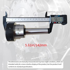 zpldAIAOSI MT3-ER40 Collet Chuck, MTB3-ER40-M12, M12 Drawbar Thread, Morse Tapper 3 Shank, ER40 Wrench