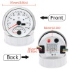RYSJM 85mm White GPS Speedometer 0-160MPH with Tacho 8000RPM 4