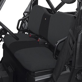 Classic Accessories QuadGear UTV Bench Seat Cover, Fits Polaris Ranger Full Size, 800, 6x6 800, Diesel (2015 models and older), Black