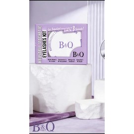 Pestañas Magnéticas B&Q Kit de 2 Pares con Aplicador para Efecto Clásico Style C+D