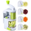LustLocke Vegetable Spiral Slicer 4-in-1 Zucchini Spaghetti Cutter with Collection