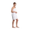 Turkuoise Linen Lightweight Spa/Bath Waffle Body Wrap with Adjustable Closure