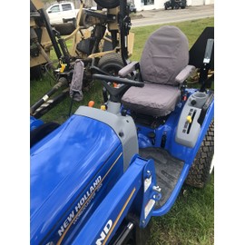 Durafit Seat Covers, Seat Covers for Tractor New Holland Workmaster 25S in Automotive Fabrics, Camo and Solids (NH01) (C8)