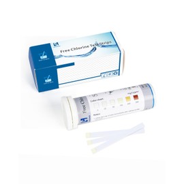 LOHAND 0-500 ppm Chlorine Test Strips for Restaurant Sanitizer Test Kit, Bleach Sanitizer, Testing Kit for Food Service, Bars, Hotels, Kitchen Supplies, Food Trucks, Daycare, Senior & Factory
