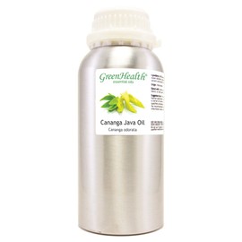 Cananga Java – 16 fl oz (473 ml) Aluminum Bottle w/Plug Cap – 100% Pure Essential Oil – GreenHealth