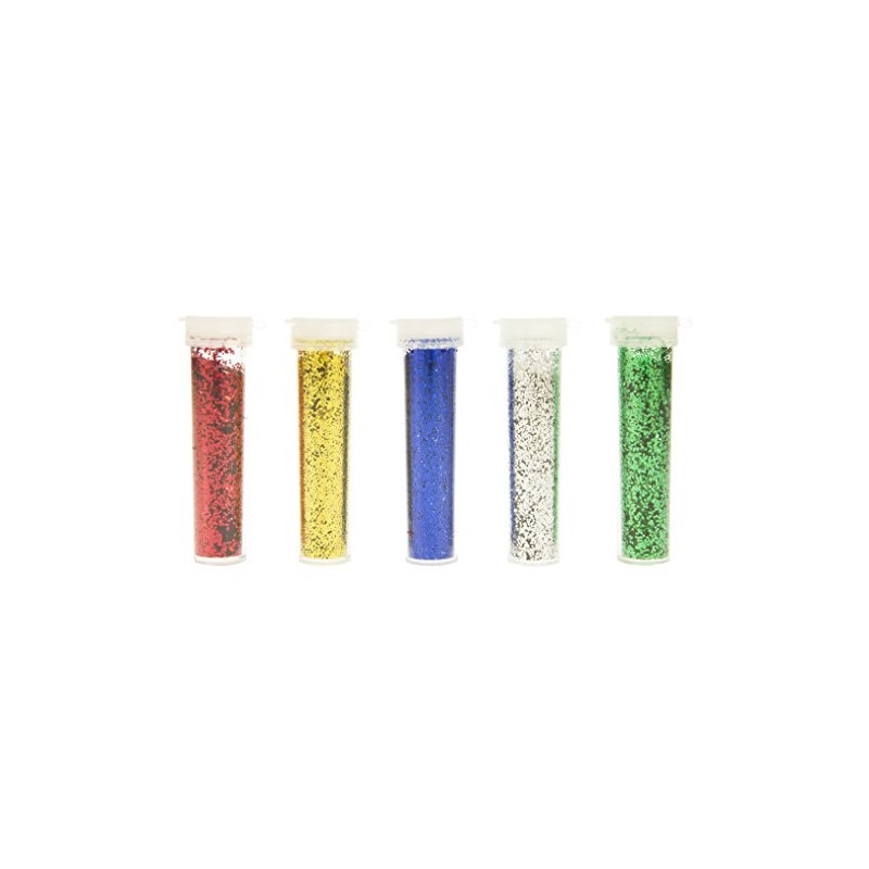 Creation Station CS1911 Glitter Assortment Gold, Silver, Blue Red and