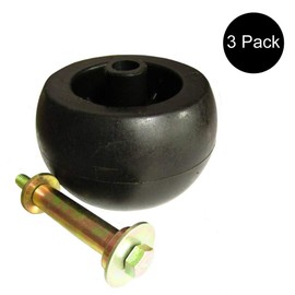 RAParts 103-3168 3 pk Mower Deck Wheel Kit with Hardware Fits Exmark, Fits Kubota 103-4051