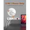 GRIFEMA Power Strip 5-Way Multiple Socket with Switch, 3500 W,