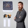2 Pairs of Handlebar Moustache Training Wheels, Moustache Curler Shape