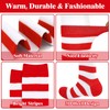 Striped Socks Elf Socks Red and White Striped Socks Christmas