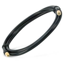 VIAIR 6 ft. Air Extension Hose for Portable Compressors, Black, P/N 00016