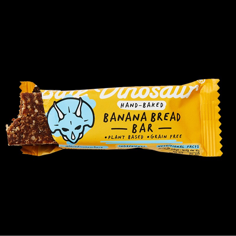 Blue Dinosaur Hand-baked Bar Banana Bread 45g 12 Pack