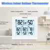 Geevon Indoor Outdoor Thermometer Wireless with 3 Remote Sensors, Digital
